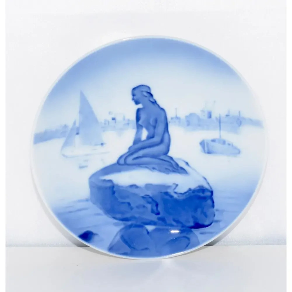 Mid-Century Royal Copenhagen Denmark Langelinie Nautical Trinket / Decor Plate